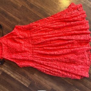 TORRID size 16 crocheted lace dress. Zips in the back.